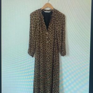 Zara Animal Print Mini Dress